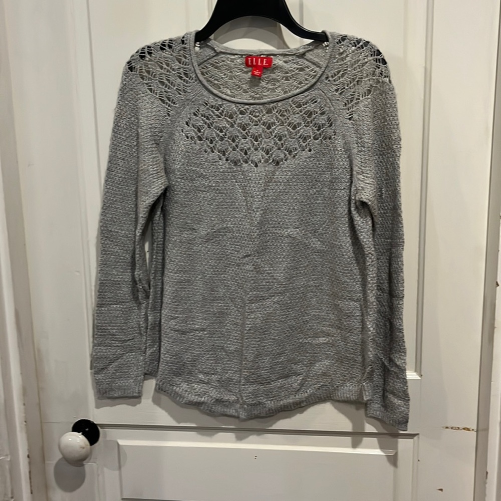 Gray sweater